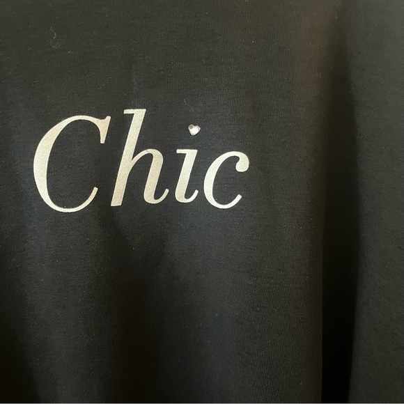 Cinq a Sept Black White TRES CHIC Sweater Crewneck Sweatshirt‎ NWT Small - Picture 7 of 16